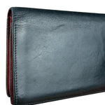 Cartier Black Leather Louis Multipurpose Continental Long Wallet
