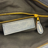 Balenciaga Mist Blue Leather Sunday City Bag
