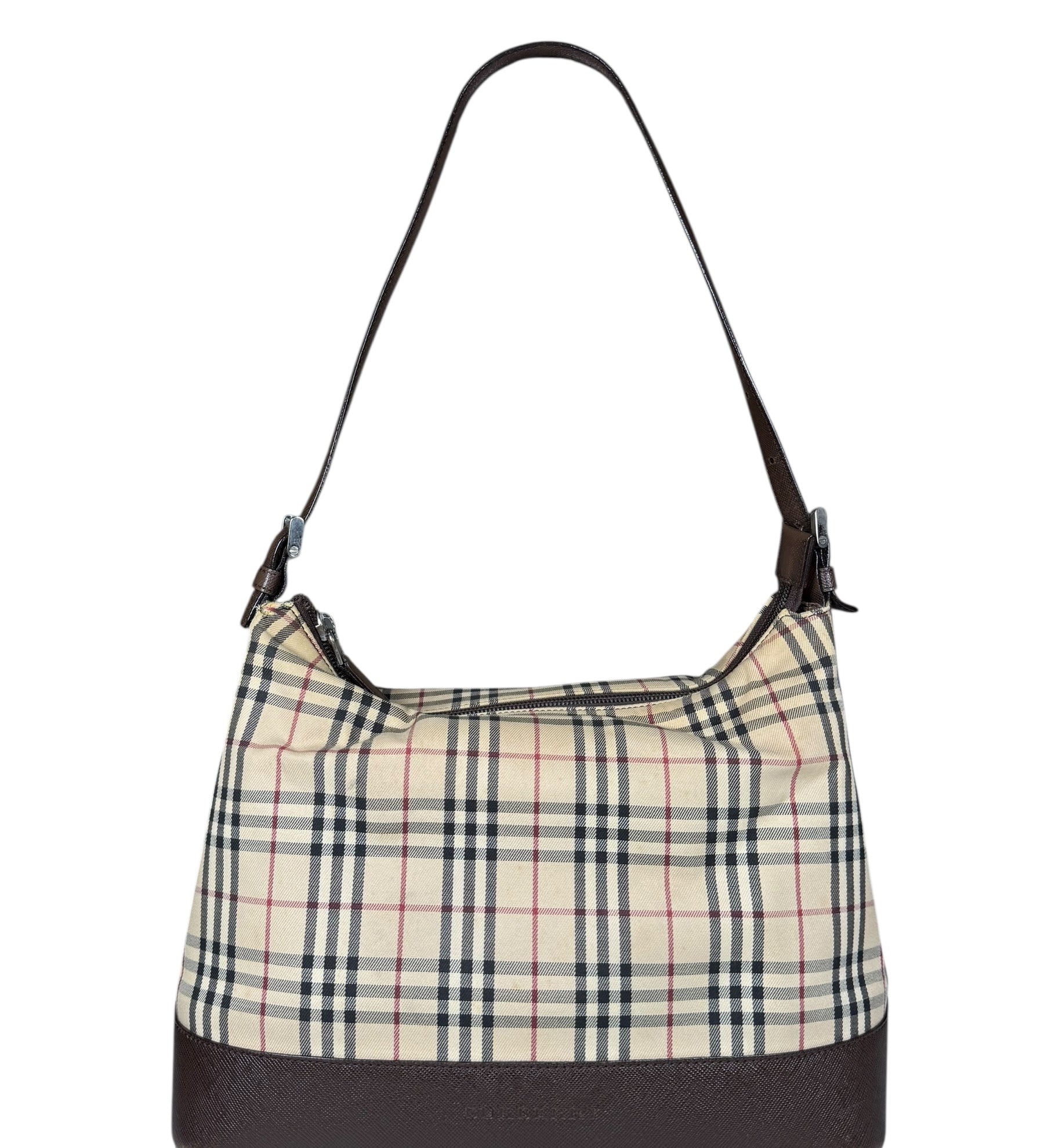 Burberry Nova Check Canvas Vintage Shoulder Bag