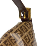 Fendi Brown PVC Zucca Baguette