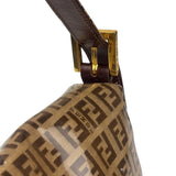 Fendi Brown PVC Zucca Baguette