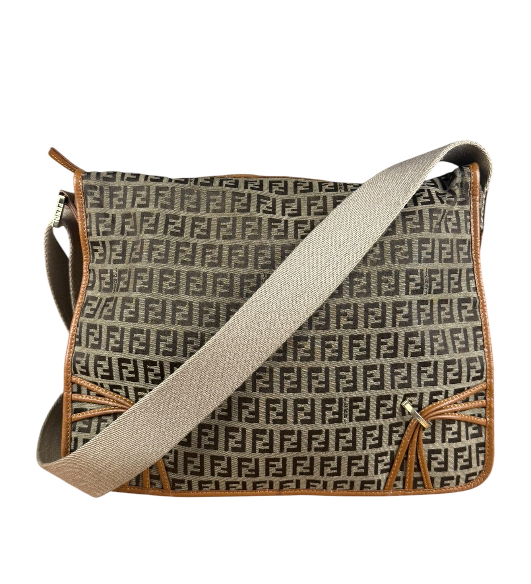 Fendi FF Vintage Canvas Crossbody