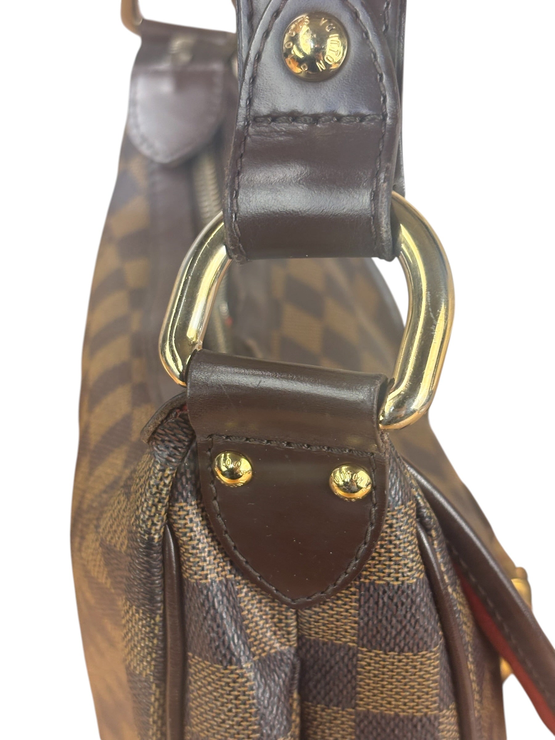 Louis Vuitton Coated Canvas Damier Ebene Highbury Shoulder Bag