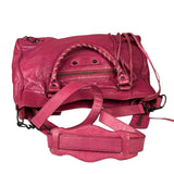 Balenciaga Pink Leather Classic City Two-Way Bag