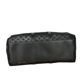 Louis Vuitton x Virgil Abloh Black Leather Trim Monogram Keepall 50
