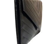 Yves Saint Laurent Black Quilted Leather Clutch
