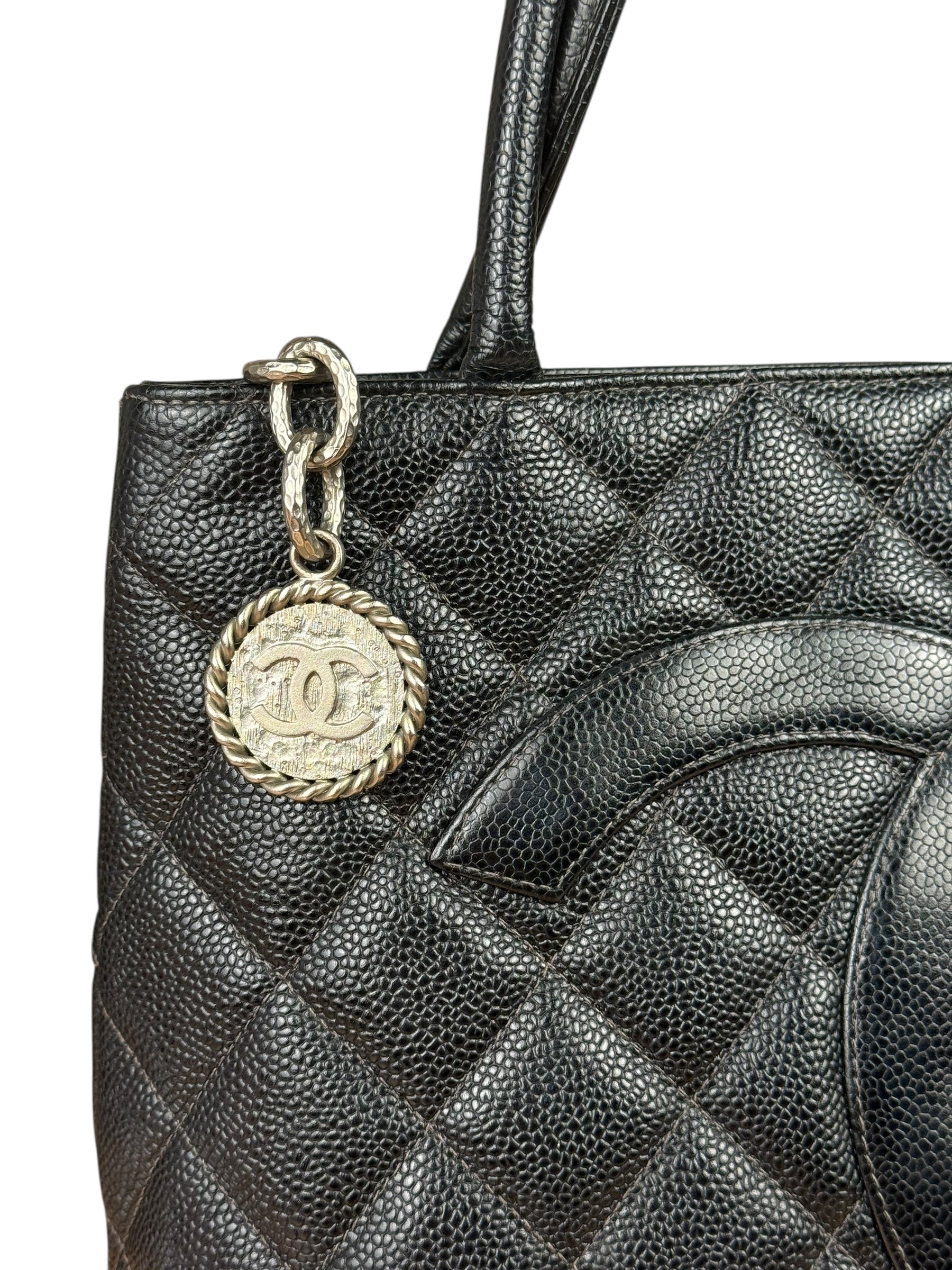 Chanel Caviar Medallion Tote 2002