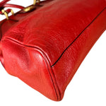 Gucci Re(Belle) Red Leather Top Handle Bag
