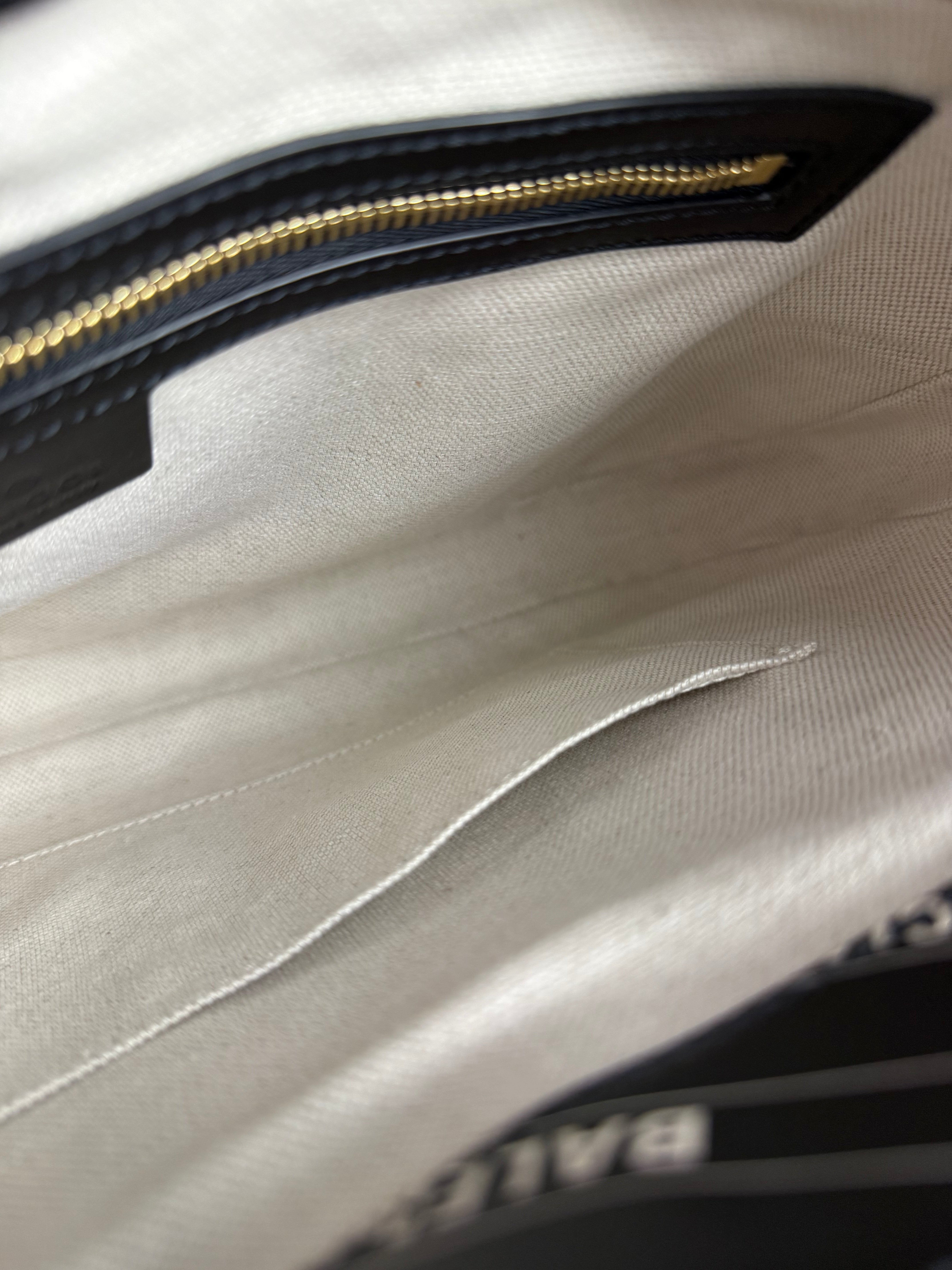 Gucci x Balenciaga Hacker Project Jackie 1961 Bag Black
