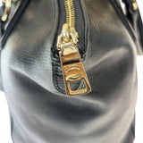 Coach Black Pebbled Leather Ava Zip Tote