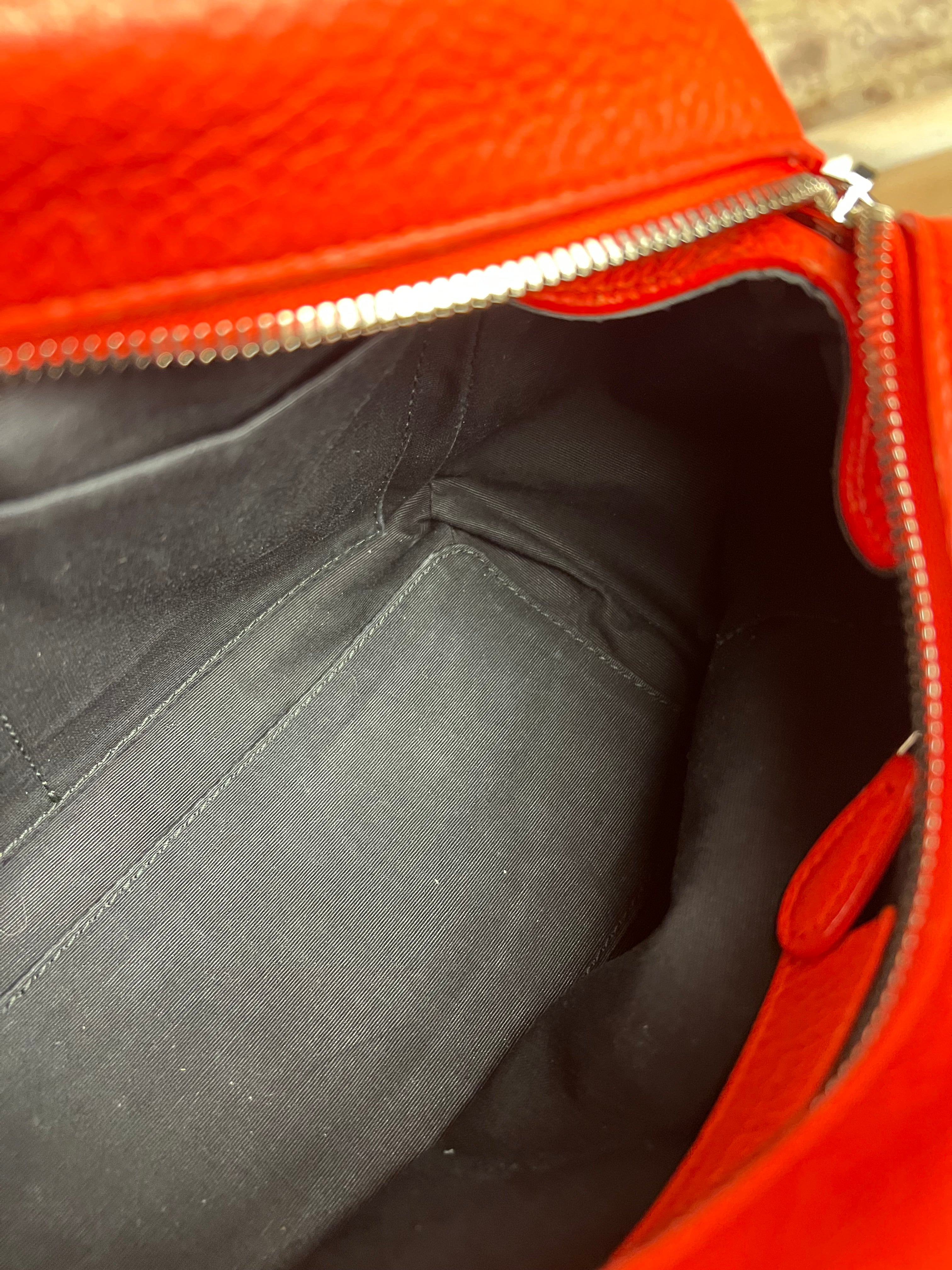 Balenciaga Red Leather Infanta Mini Boston Bag