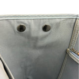 Hermes Light Blue Canvas Leather Trim Cabag Elan Tote