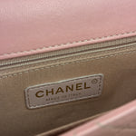 Chanel Pink Quilted Leather Pearl Chain Flap Bag 2019