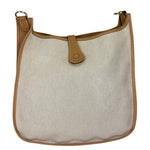 Hermes Brown Leather Trim Evelyne 2004