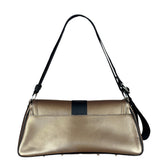 Christian Dior Bronze Coated Canvas Hardcore Shoulder Bag