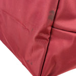 Longchamp Red Leather Trim Le Pliage Paris Eiffel Tower Tote Bag