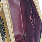Chanel Beige Quilted Lambskin CC Trendy Bowling Bag 2017