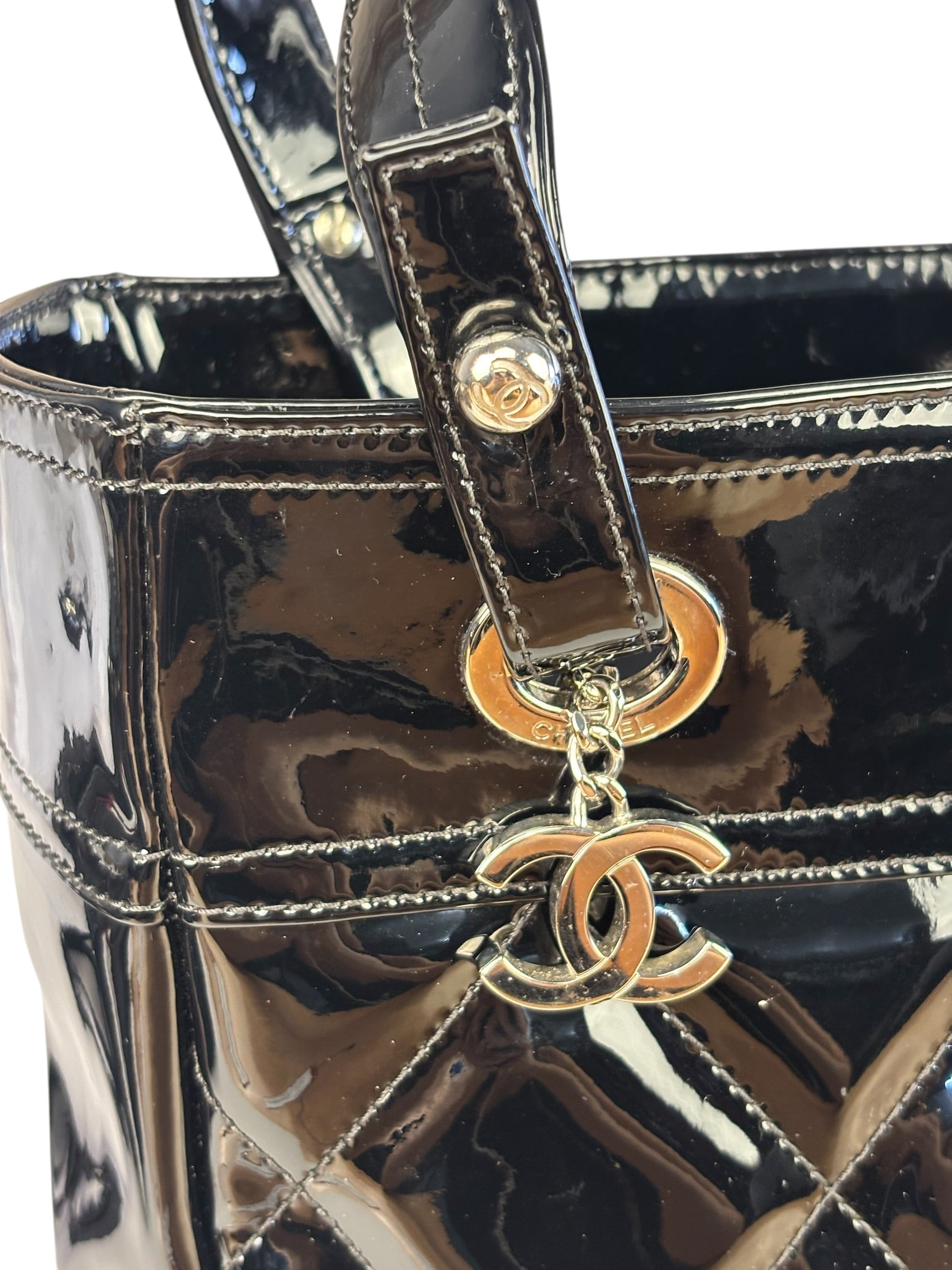 Chanel Black Leather Paris-Biarritz Tote