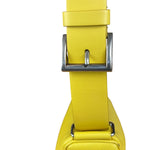 Prada Yellow Saffiano Leather Triangle Shoulder Bag