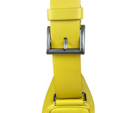 Prada Yellow Saffiano Leather Triangle Shoulder Bag