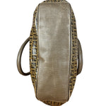 Fendi Vintage FF Brown PVC Handbag
