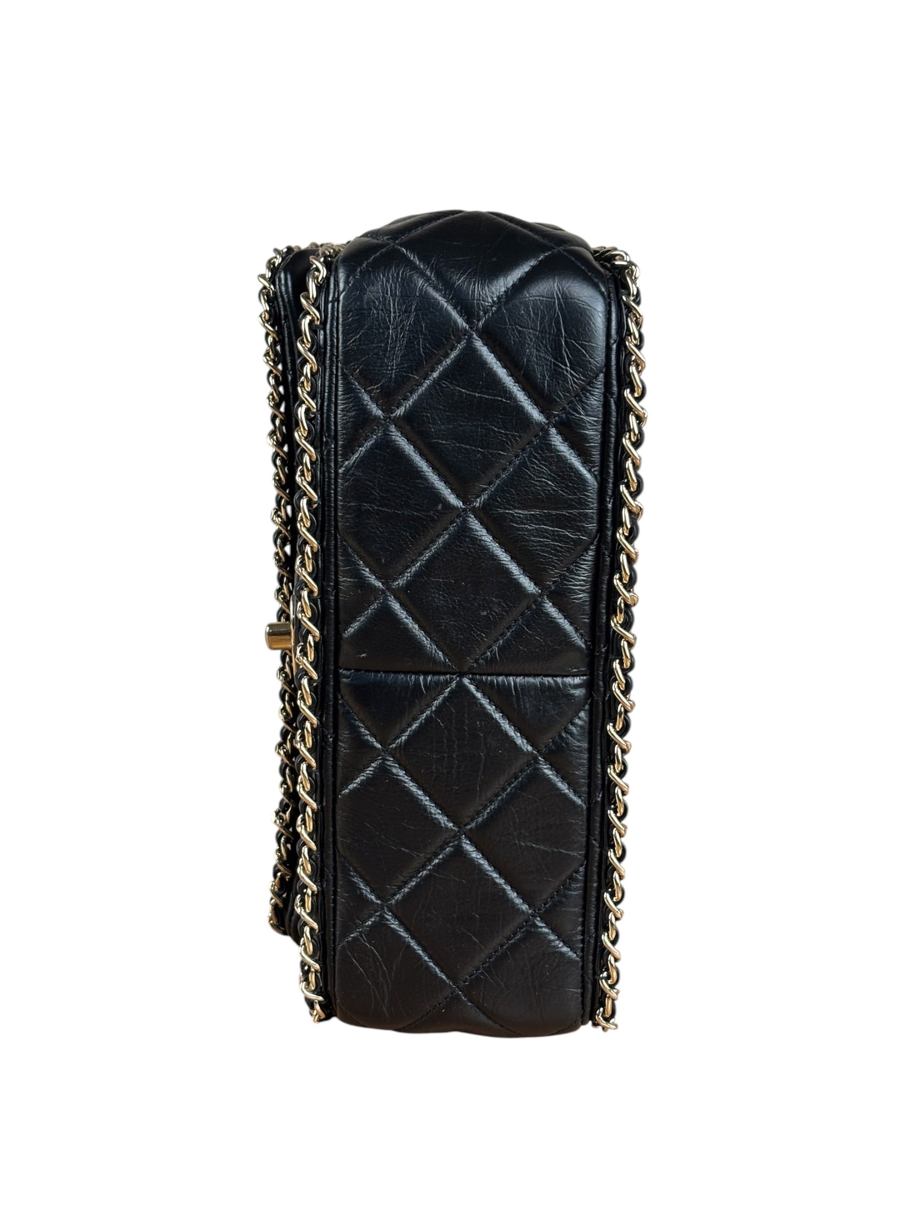 Chanel Black Quilted Leather Flap Bag 2019