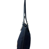 Fendi FF Wave Canvas Shoulder Tote