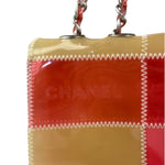 Chanel Pink/Beige PVC Patchwork Flap Bag 1997