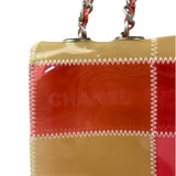 Chanel Pink/Beige PVC Patchwork Flap Bag 1997