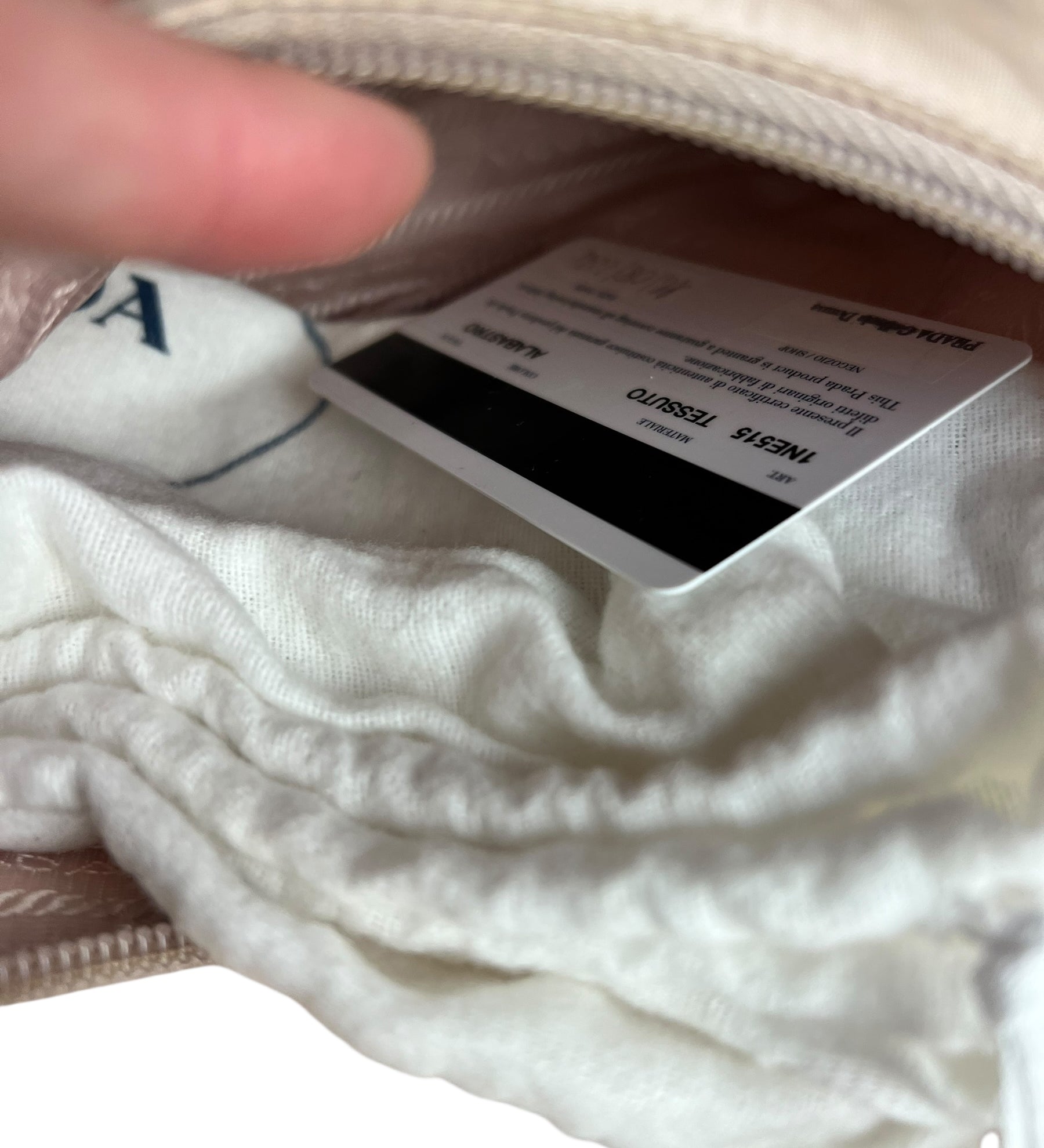 Prada Nylon Pochette Light Pink