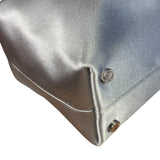 Alexander Wang Silver Satin Heiress Pouch