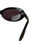 Gucci Black Oval Sunglasses ssed