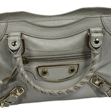 Balenciaga Grey Leather Nano City Two-Way Bag