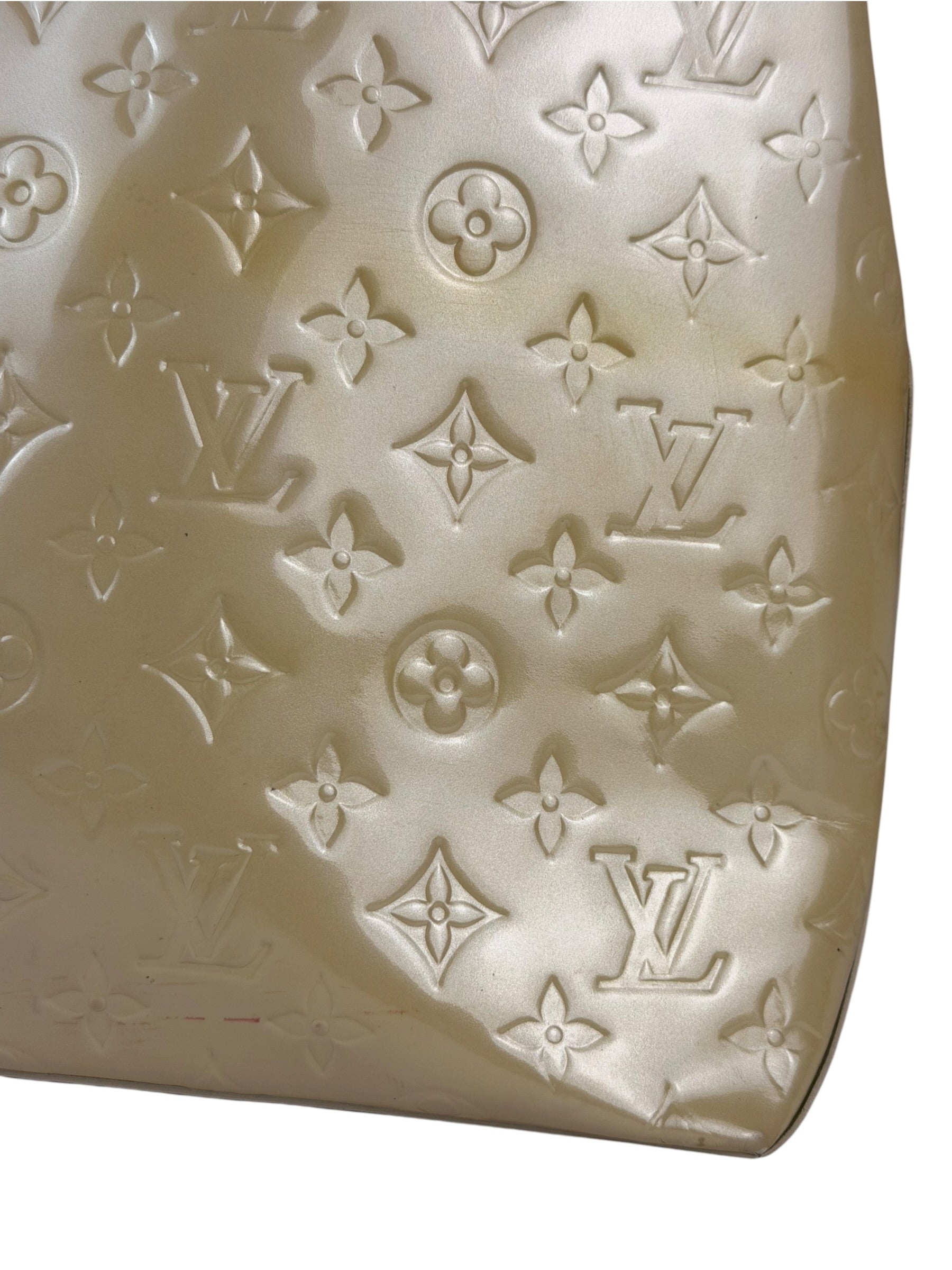 Louis Vuitton Yellow Vernis Wilshire Tote MM
