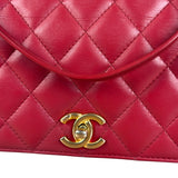 Chanel Dark Fuchsia Quilted Leather Flap Bag 2019