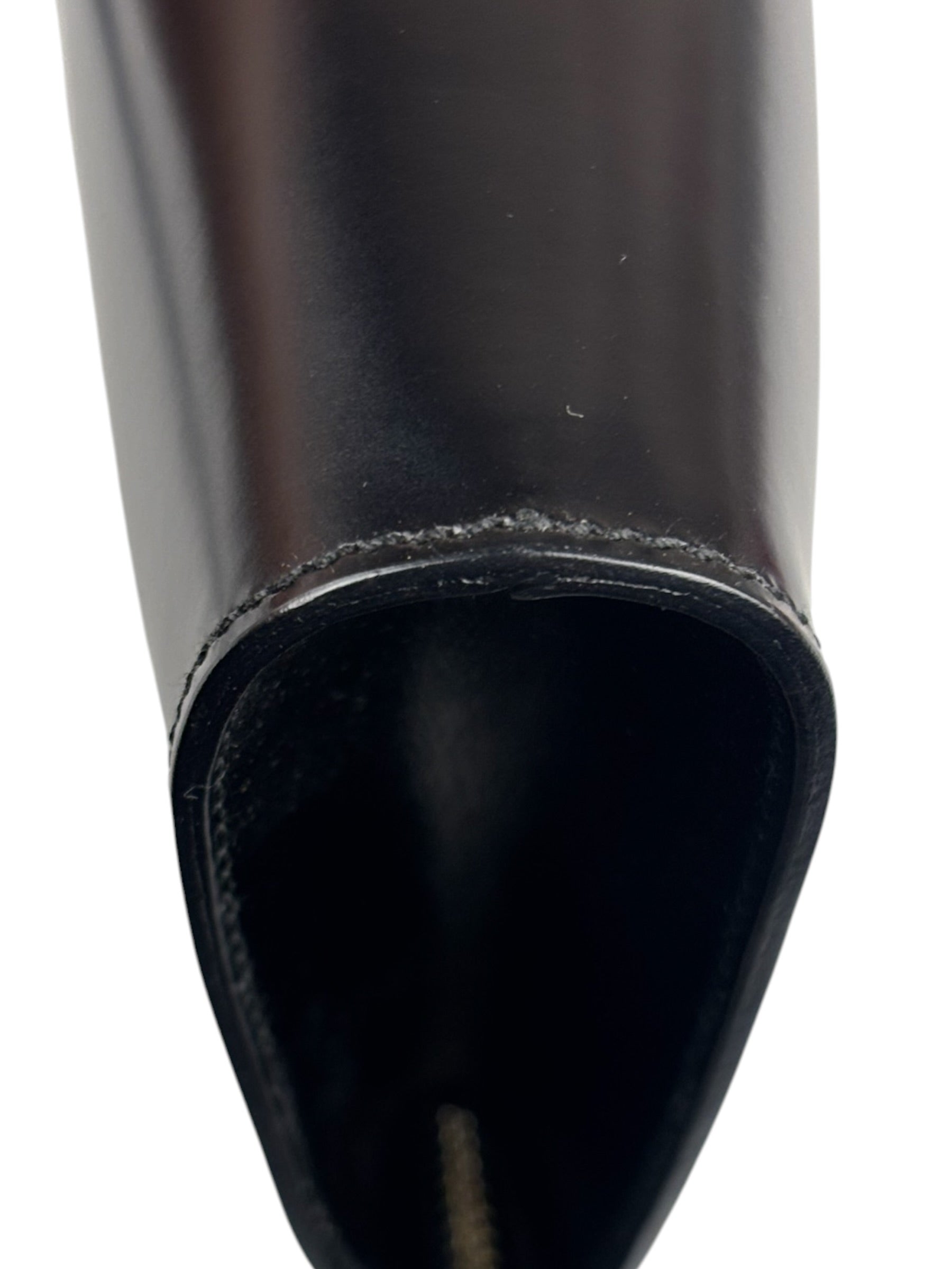 Salvatore Ferragamo Vintage Black Gancini Leather Baguette
