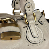 Chloe Beige Leather Paddington Shoulder Bag