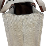 Chloe Leather Trim Woody Medium Tote Bag