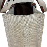 Chloe Leather Trim Woody Medium Tote Bag