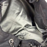 Chanel Black Melrose Cabas Hobo Bag - 1987