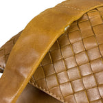 Bottega Veneta Tan Brown Intrecciato Shoulder Bag