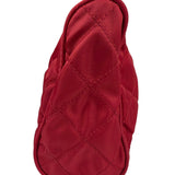 Prada Vintage Red Quilted Nylon Pouch MV599