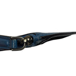 Salvatore Ferragamo Navy Calfskin Coin/Card Holder