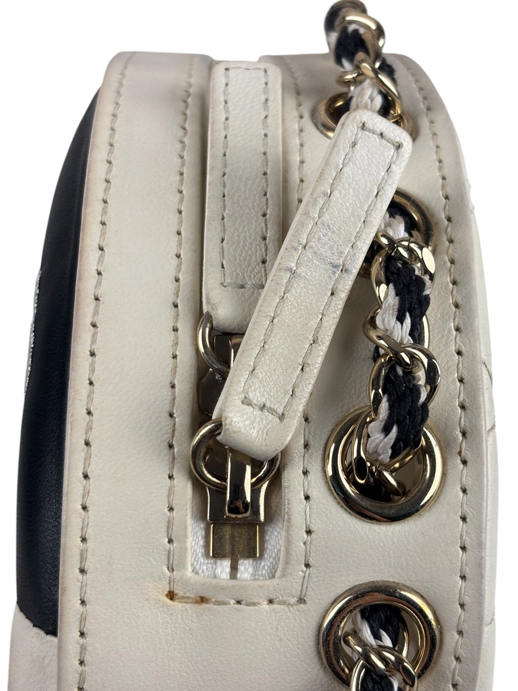 Chanel Limited Edition Lifesaver Round Crossbody Black 2017