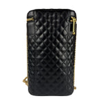 Gucci GG Zumi Cylindrical Black Quilted Leather Shoulder Bag