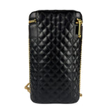 Gucci GG Zumi Cylindrical Black Quilted Leather Shoulder Bag