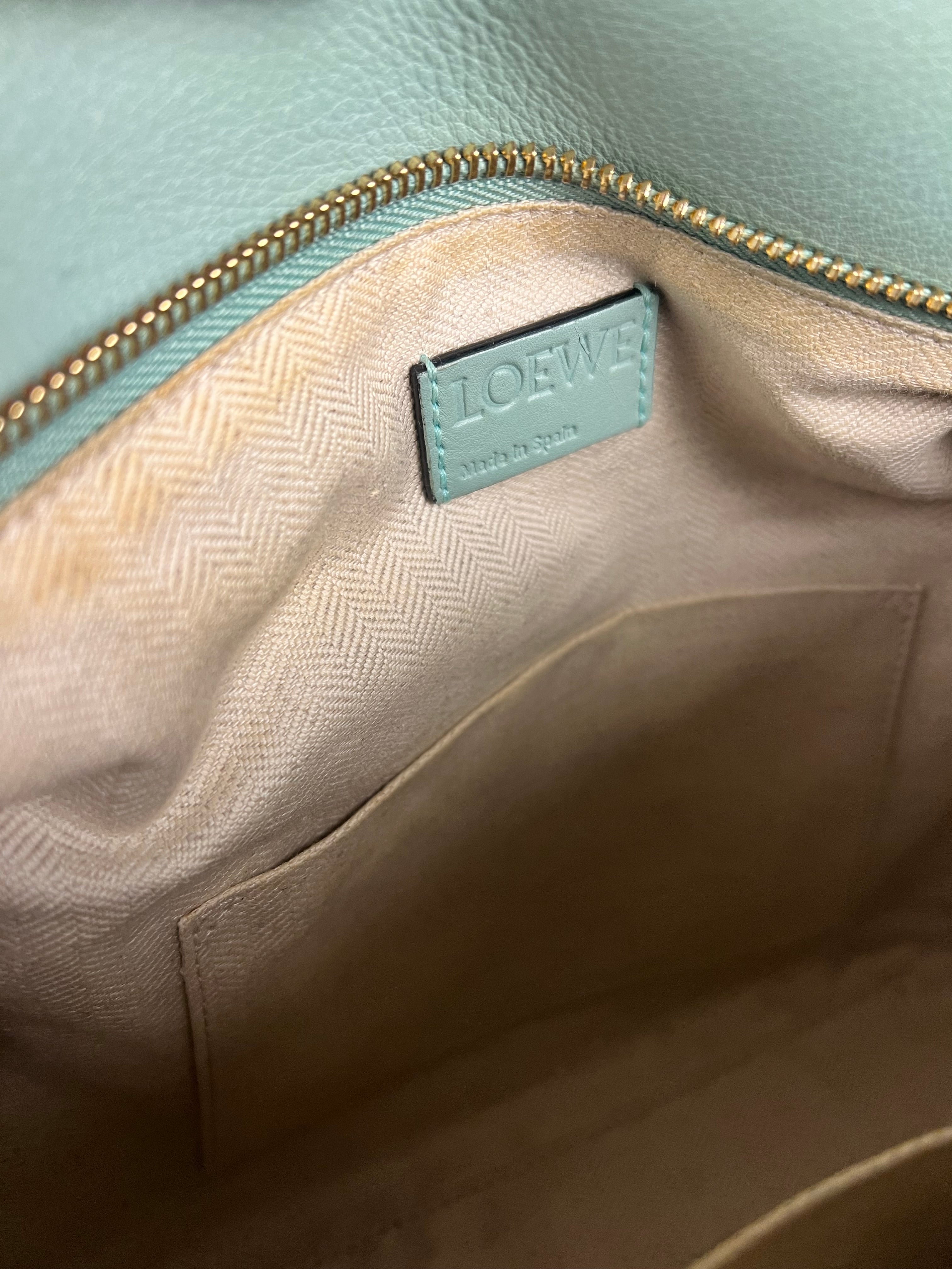 Loewe Green Medium Puzzle Bag