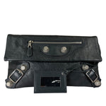 Balenciaga Grey Lambskin Giant Envelope Clutch