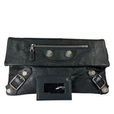 Balenciaga Grey Lambskin Giant Envelope Clutch