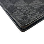 Louis Vuitton Black Damier Bi-Fold Cardholder